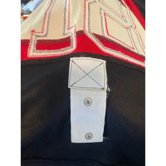 Hossa Chicago Blackhawks Jersey Winter Classic 2009 Reebok Fight Strap Sz 48 CCM